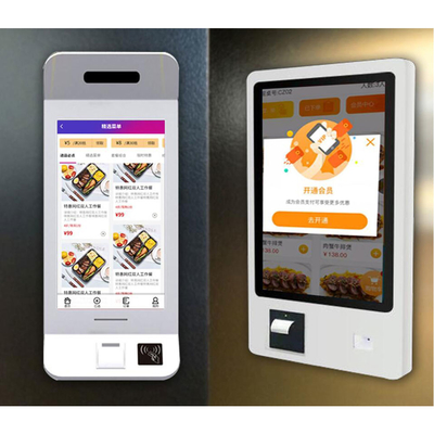 Fast Food 21.5 &quot;24&quot; 27 &quot;32&quot; 42 &quot;inch Touch Screen Self checkout Machine Self Service betaling Bestellen Kiosk Voor Restaurants
