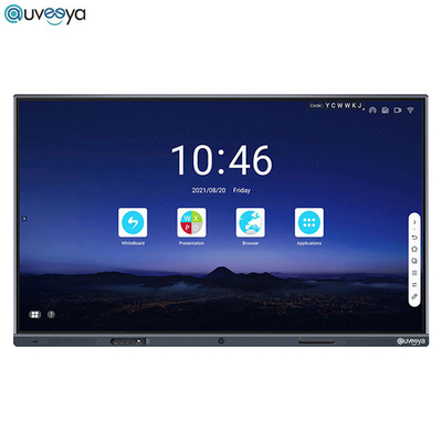 16GB multiaanrakings LEIDENE Digitale Interactieve Vlak Comité Vertoning 75Inch voor School
