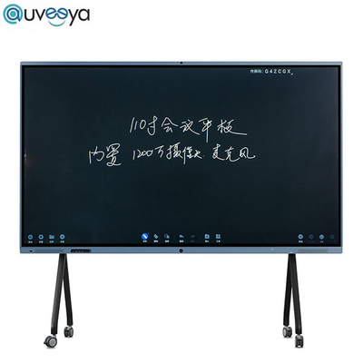 65, 75, 86, 98, 110inch Draagbare Elektronische Interactieve Whiteboard met in camera Gebouwd