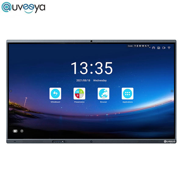 65, 75, 86, 98, 110inch Draagbare Elektronische Interactieve Whiteboard met in camera Gebouwd